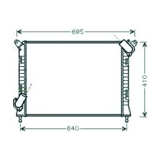 Radiatore acqua per MINI MINI dal 2001 al 2006