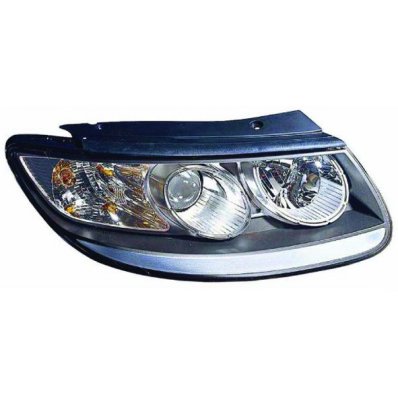 Proiettore nero per HYUNDAI SANTA FE&#039; dal 2006 al 2009 lato destro passeggero Codice OEM 921022B020