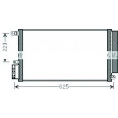 Condensatore per ALFA ROMEO MITO dal 2008 al 2016