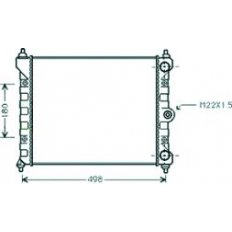 Radiatore acqua per VOLKSWAGEN POLO dal 1990 al 1994