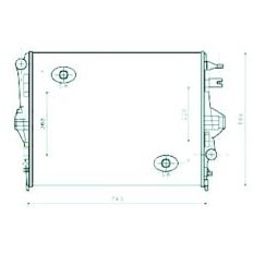 Radiatore acqua per VOLKSWAGEN TOUAREG dal 2014