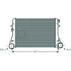 Intercooler per SEAT ALTEA XL dal 2006 al 2009