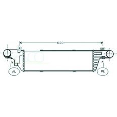 Intercooler per MERCEDES-BENZ E dal 1995 al 1999