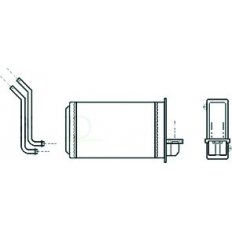 Scambiatore di calore per PEUGEOT 205 dal 1983 al 1998