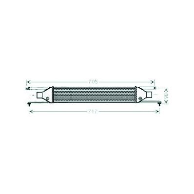 Intercooler per FIAT LINEA dal 2007 al 2010 Codice OEM 51785221