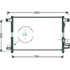 Condensatore per CHEVROLET - DAEWOO KALOS dal 2002 al 2006