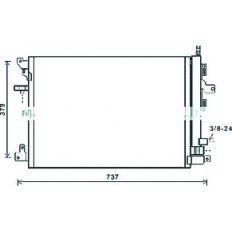 Condensatore per VOLVO XC90 dal 2002 al 2006