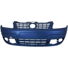 Paraurto anteriore nero modello alto per VOLKSWAGEN CADDY dal 2004 al 2010