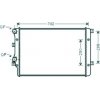 Radiatore acqua per SEAT TOLEDO dal 1998 al 2004