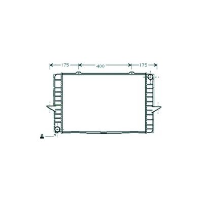 Radiatore acqua per VOLVO V70 dal 1996 al 2000 Codice OEM 8603822