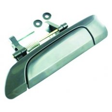 Maniglia esterna posteriore nera liscia per HONDA CIVIC dal 2001 al 2003 lato sinistro guidatore