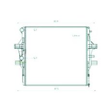 Radiatore acqua per IVECO DAILY dal 2011 al 2014