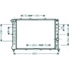 Radiatore acqua per ALFA ROMEO 156 dal 1997 al 2003