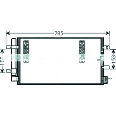 Condensatore per AUDI A4 dal 2008 al 2011