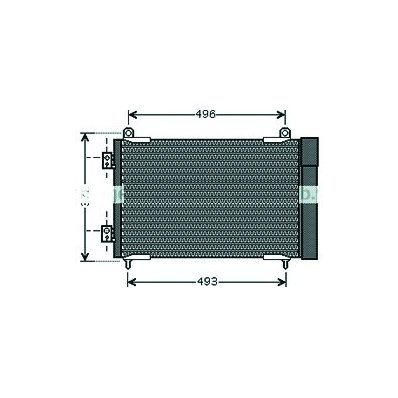 Condensatore per PEUGEOT 206 dal 2009 al 2013 Codice OEM 6455CW