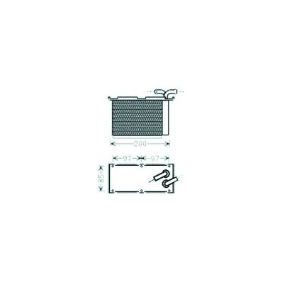 Intercooler per SKODA YETI dal 2009 al 2013 Codice OEM 03C145749B