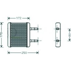 Scambiatore di calore per HYUNDAI ATOS dal 1997 al 1999