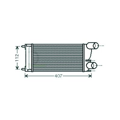 Intercooler per CITROEN BERLINGO dal 2003 al 2008 Codice OEM 384L9