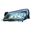 Proiettore cromato DRL led per OPEL ASTRA J dal 2009 al 2012 lato sinistro guidatore