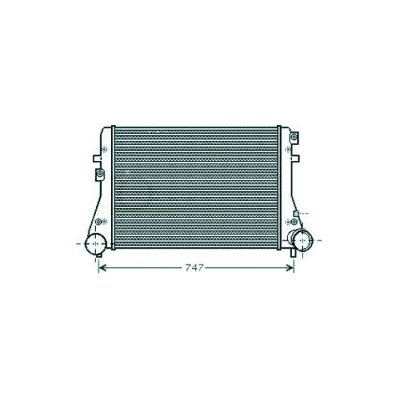 Intercooler per SKODA YETI dal 2009 al 2013 Codice OEM 3C0145805AM