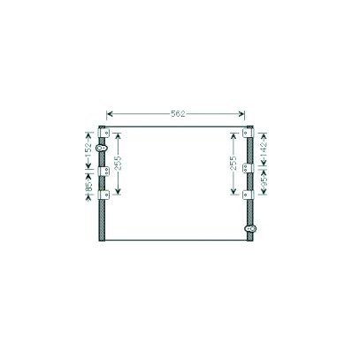 Condensatore per TOYOTA LAND CRUISER dal 1996 al 2002 Codice OEM 8846060240