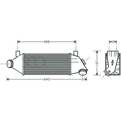 Intercooler per FORD TRANSIT dal 2000 al 2006 Codice OEM 1C159L440BA