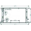 Radiatore acqua per AUDI A6 dal 2011 al 2014