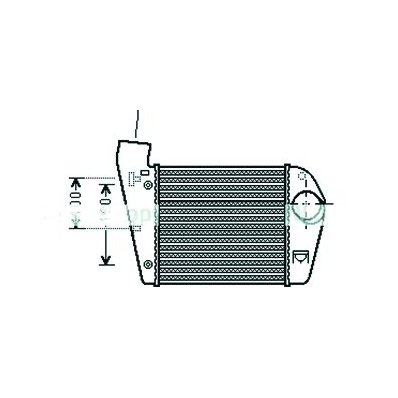 Intercooler per AUDI A6 dal 2004 al 2008 Codice OEM 4F0145806T