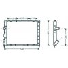 Radiatore acqua per RENAULT CLIO dal 1998 al 2001