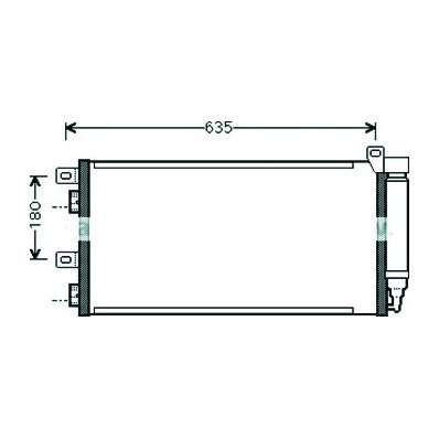 Condensatore per MINI MINI dal 2001 al 2006 Codice OEM 64531490572