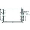 Condensatore per VOLVO XC90 dal 2002 al 2006