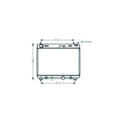 Radiatore acqua per TOYOTA YARIS dal 2017 Codice OEM 164000N050