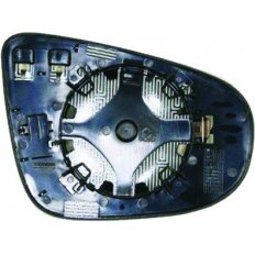 Piastra specchio retrovisore termica per VOLKSWAGEN GOLF  VI dal 2008 al 2012 lato sinistro guidatore