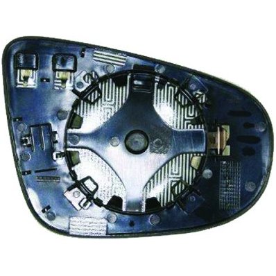 Piastra specchio retrovisore termica per VOLKSWAGEN GOLF  VI dal 2009 al 2012 lato sinistro guidatore Codice OEM 5K0857521