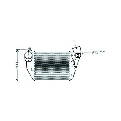 Intercooler per AUDI TT dal 1999 al 2005 Codice OEM 8N0145803C