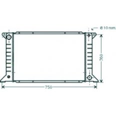 Radiatore acqua per FORD TRANSIT dal 1991 al 1994