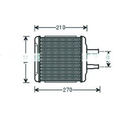 Scambiatore di calore per CHEVROLET - DAEWOO LACETTI dal 2004 al 2009