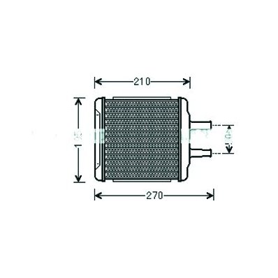 Scambiatore di calore per CHEVROLET - DAEWOO LACETTI dal 2004 al 2009 Codice OEM 96554446