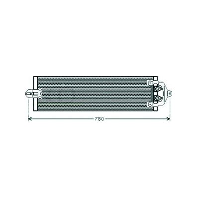 Radiatore olio per PORSCHE CAYENNE dal 2003 al 2006 Codice OEM 7L0317021