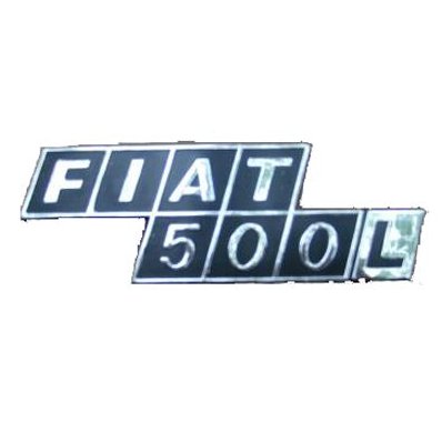 Sigla posteriore per FIAT 500 dal 1965 al 1975