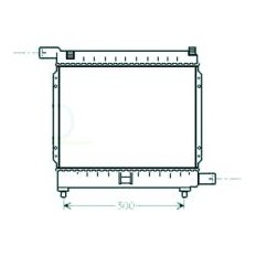 Radiatore acqua per MERCEDES-BENZ E dal 1989 al 1993