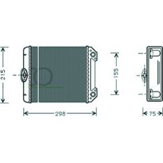 Scambiatore di calore per MERCEDES-BENZ E dal 1989 al 1993
