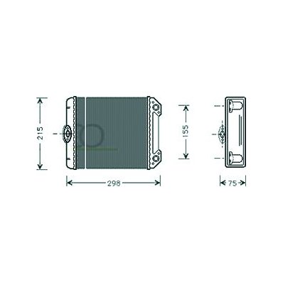 Scambiatore di calore per MERCEDES-BENZ E dal 1989 al 1993 Codice OEM 0028353401