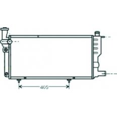 Radiatore acqua per PEUGEOT 205 dal 1983 al 1998