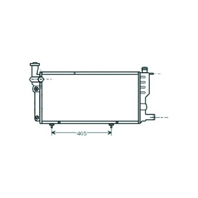 Radiatore acqua per PEUGEOT 205 dal 1983 al 1998 Codice OEM 1300H6