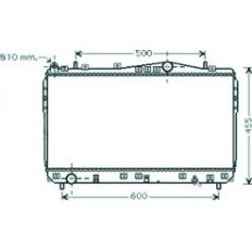 Radiatore acqua per CHEVROLET - DAEWOO LACETTI dal 2004 al 2009