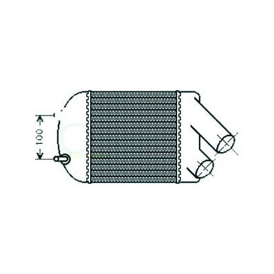 Intercooler per RENAULT MEGANE dal 1995 al 1999 Codice OEM 7700438038