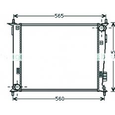 Radiatore acqua per KIA SOUL dal 2009 al 2012