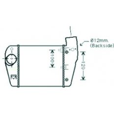 Intercooler per AUDI A6 dal 2004 al 2008