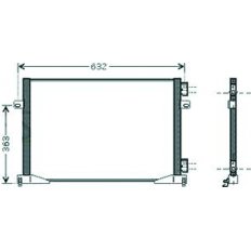 Condensatore per OPEL VIVARO dal 2001 al 2006